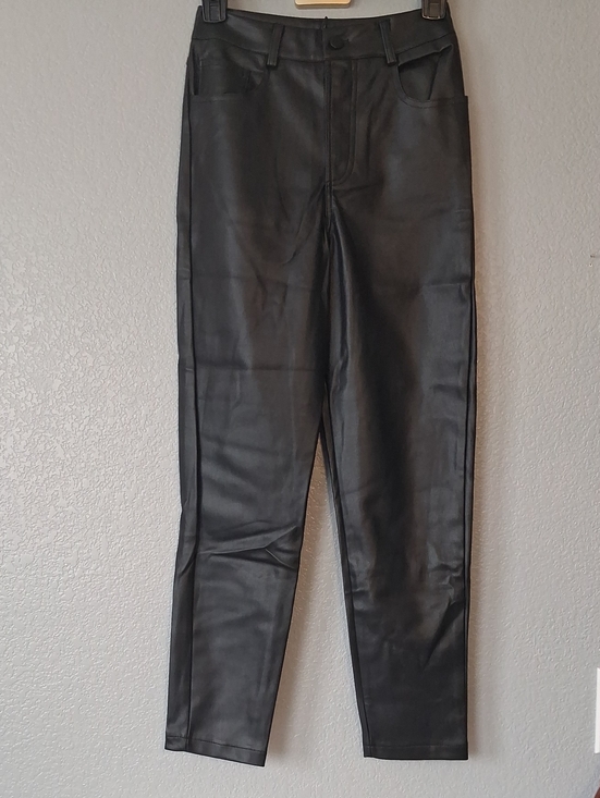 LBLC the label Pants - LBLC the label Black Faux Leather Skinny  Pant